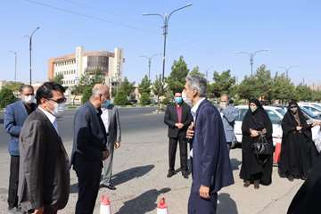 حضور معاون آموزشی مقام عالی وزارت بهداشت در دانشگاه علوم پزشکی استان سمنان 